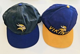 Minnesota Vikings (Lot of 2) Otto 90’s NFL Snapback Hats Embroidered Let... - $52.20