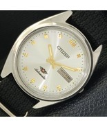 CITIZEN AUTOMATIC 8200 VINTAGE JAPAN MENS SILVER COLOR DIAL WATCH a500263-1 - €22,95 EUR