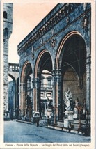 Plazza della Signoria Florence Italy Postcard - £3.85 GBP