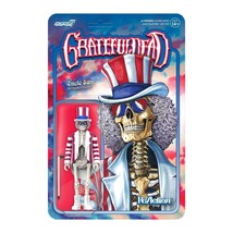 Grateful Dead - UNCLE SAM 3 3/4&quot; Action Figure by Super 7 - £17.87 GBP