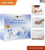 Cooling Noiseless Waterproof Mattress Protector for Twin XL - Easy Fit a... - $43.50