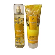 Bath &amp; Body Works Sun-Washed Citrus Fragrance Mist &amp; Body Cream Set - £25.18 GBP