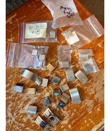 VTG 1970&#39;s 80&#39;s HUGE LOT of Men&#39;s Seiko SQ Watch Clasp Silver Slide Top ... - $94.99