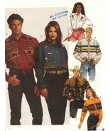 Misses&#39; Men&#39;s Country Western Square Dancing Cowboy Rodeo Shirts Sew Pat... - €8,61 EUR