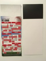 St. Louis Cardinals 2020 Magnet Schedule (9" X 3 1/2") All Teams, Dates & Times - $8.00