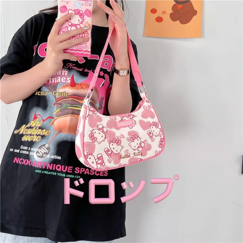 Hello Kitty Purses and Handbags for Women Sanrio Shoulder Case Melody Pouch Kawa - £15.52 GBP