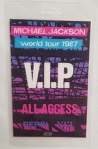 Michael Jackson - Vintage 1987 Original Tour Concert Laminate Backstage Pass - £15.41 GBP