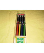 NEW MELISSA AND DOUG FINE PAINT BRUSH SET- 4 PC SET GREAT CRAFT ITEM HOB... - £2.56 GBP