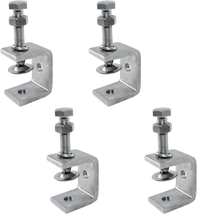 4Pcs 304 Stainless Steel C-Clamps Tiger Clamp Heavy Duty G-Clamp Woodworking Wel - £11.40 GBP