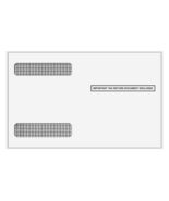 4 Up Horiz. Laser W 2 Double Window Envelope, Self Seal - $907.85 MXN