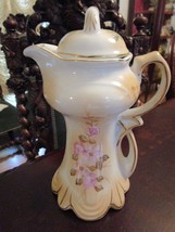 Chinese Teapot Victorian Style Pink Flowers And Gold 10&quot; - £98.90 GBP