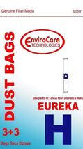 Eureka Vacuum Bags Type H - 3pk - OEM # 52323A - New Sealed Bag - $15.79