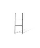 Window Well Supply Heavy-Duty Metal Window Well Ladder (3-Rung, Grey) - $182.13 CAD+