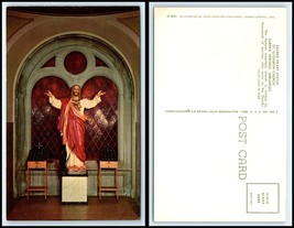 ARKANSAS Postcard Eureka Springs, St. Elizabeth Church, Sacred Heart Statue K52 - £2.21 GBP