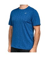 Reebok Short Sleeve Textured Active Tee Turkish Sea Mens  Sz L-2XL NWT - $350.83 MXN