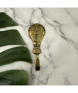 Upper Deck Vintage 90s Brass Metal Hot Air Balloon Wall Hook Small Decor... - $22.76