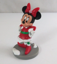 Disney Minnie Mouse Mrs. Claus 3.5" Collectible Toy Figure - $5.81