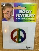 Peace Sign Body Jewelry - Self Adhesive - Easy to Apply and Remove! - $5.44