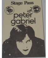 PETER GABRIEL Original STAGE PASS CPI 1978 Toronto + 2 Ticket Stubs 83 C... - $39.50