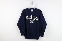 Vintage 90s Boys Large Faded Old English University of Michigan Sweatshi... - $44.50