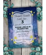 Personalized Twinkle Little Star Birthday Invitation - $190.17 MXN+