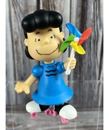 Just Play Peanuts PVC Figure - Lucy w/ Pinwheel  - £5.44 GBP