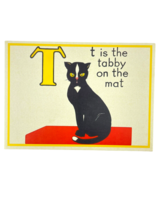 Cavallini Letter T Framable Nursery Art 1930s Repro Alphabet Flash Card ... - $8.90