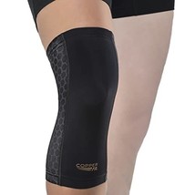 Copper Fit Unisex-Adult&#39;s Freedom Knee Compression Sleeve, black, X-Large - £13.30 GBP