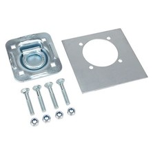 CargoSmart 877 Heavy Duty Steel Bolt-On Recessed Mount D-Ring with Back Plate - £22.30 GBP