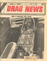 Drag News 7/6/1968-Beebe and Mulligan Tops Again cover-1968 Drag News-Vol.14 ... - £41.40 GBP