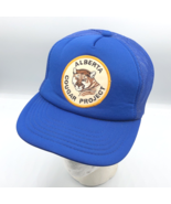 Vintage Alberta Cougar Project Snapback Foam Blue Trucker Hat Adjustable... - $29.69