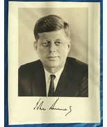 John F Kennedy Photo 5.5x7 Card Stock JFK Black and White No COA - £98.35 GBP