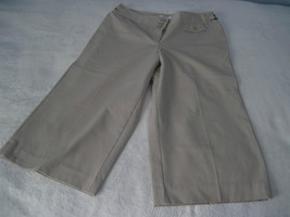 Loft Ann Taylor &quot;Ann&quot; Ladies Lt.Tan Stretch Cropped PANTS-2-EXCELLENT-WORN Once - £4.70 GBP