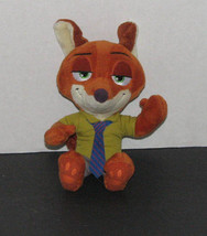 Disney Zootopia Nick Wilde Plush Stuffed Toy 6 Inch - £6.99 GBP