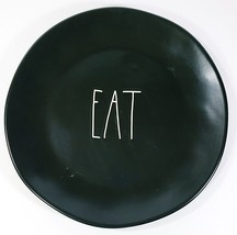 Rae Dunn by Magenta Eat Plates 11&quot; Black Preowned - £14.66 GBP
