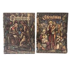 Christmas An American Annual of Christmas Literature and Art 2 Book Coll... - $27.00