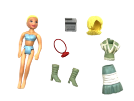 Polly Pocket Doll 2003 Designer Mall Polly Doll Incomplete - $9.95