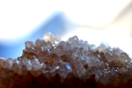 Anandalite  Rainbow quartz, Aurora  multi flash iridescent  aura crystal #5986 - £44.84 GBP