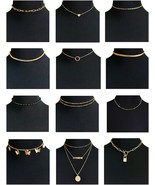 12pcs Chain Gold Bead Necklace - £26.88 GBP