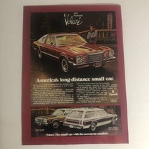 1977 Plymouth Volare’ Automobile Print Ad Vintage Advertisement Pa10 - $6.92