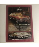 1977 Plymouth Volare’ Automobile Print Ad Vintage Advertisement Pa10 - £5.44 GBP