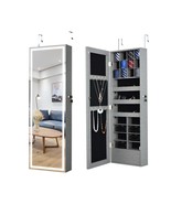 LED Jewelry Storage Mirror | Wall-Mounted &amp; Door-Hung - $219.68 CAD