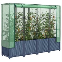  Raised Bed Blue grey Polypropylene 63 in x 15.7 in x 54.3 in - $3,096.71 MXN