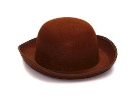 SteamPunk and Cosplay Victorian Brown Derby Hat Costume Style, NEW UNWORN - £6.16 GBP