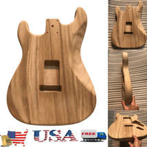 Unfinished Diy Guitar Body Polished Wood Maple Barrel For St Electric Gu... - £58.92 GBP