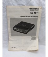 Panasonic Portable CD Player SL-NP1 Operating Instructions Manual - €25,93 EUR