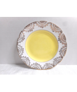 Bone China Bread/Butter Plate Yellow &amp; White Gold Royal Vale Gilt Design... - £9.27 GBP