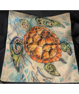New 17&quot;x17&quot; SEA TURTLE PILLOW COVER pillow case covering zippered - £4.87 GBP