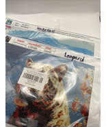 5D Diamond Painting Kits 30 cm x 40 cm Waterfall/Leopard Lot of 2 NEW - $14.24