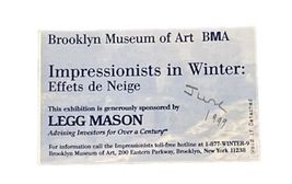Impressionists in Winter: Effets de Neige Moffett Brooklyn Museum of Art BMA image 8